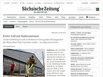 2016-09-22 Sächsischen Zeitung