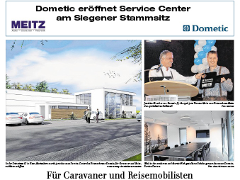 2016-10-14 SIEGENER ZEITUNG, Dometic eröffnet Service-Center