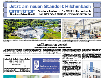 2016-10-27 Siegener Zeitung, Omnitron 339 x 254 px