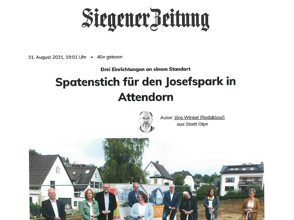 2021-08-31-Siegener-Zeitung,-Spatenstich-für-den-Josefspark-in-Attendorn